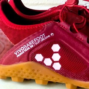 Like New- Red VIVOBAREFOOT Primus Trail SG